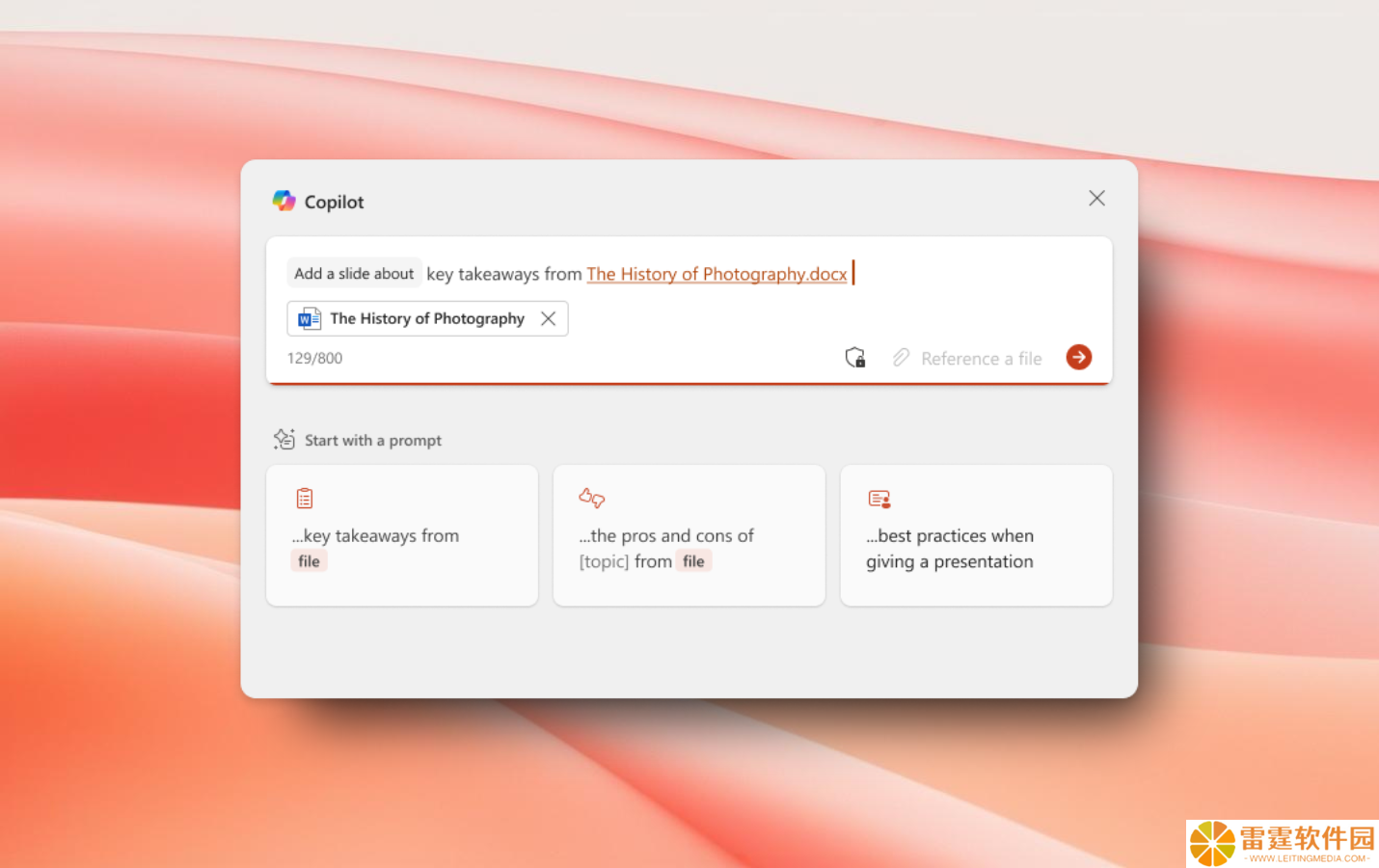 微软 PowerPoint 获 AI 新技能：Copilot 帮你秒做演示文稿