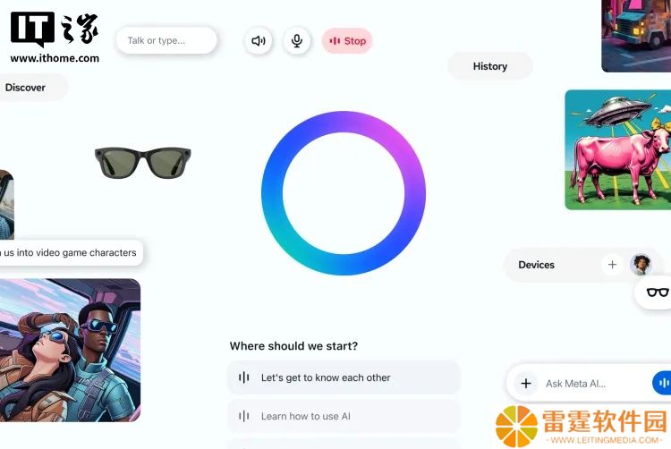Meta 推出独立 AI 助手应用，融合社交元素挑战 ChatGPT