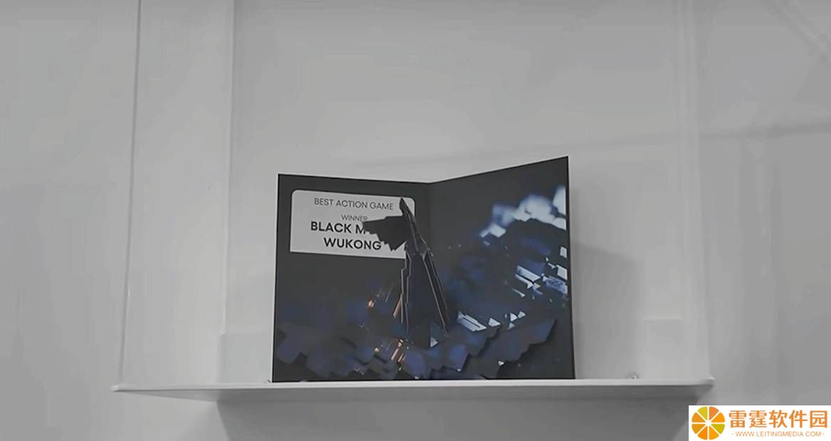 《黑神话：悟空》TGA奖杯姗姗来迟，历经四月终现身展览