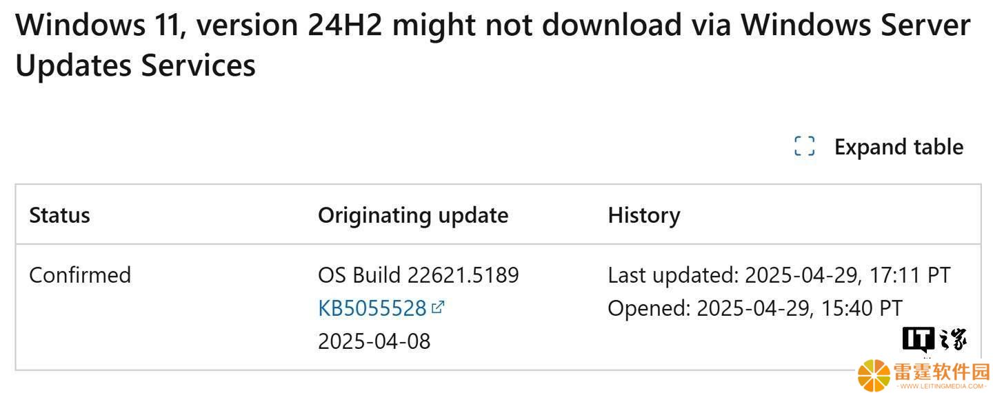 Win11升级受阻！微软4月累积更新致22H2/23H2无法升至24H2