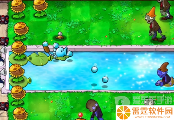 植物大战僵尸杂交版冒险模式第十四关怎么过 冒险模式第十四关通关布局