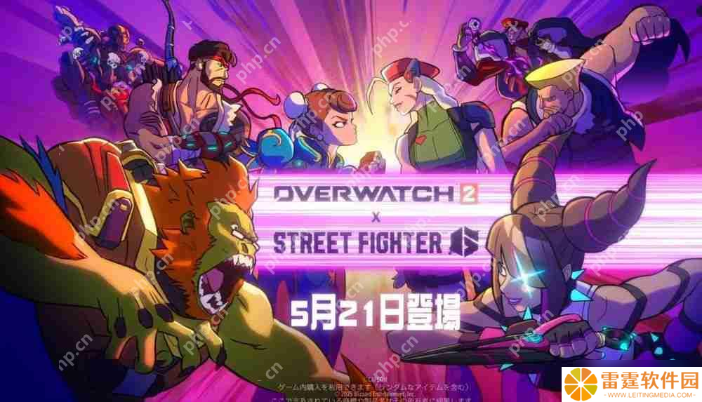 EVO Japan 现场宣布《守望先锋 2》与《街霸 6》合作内容将于 5 月 21 日登场