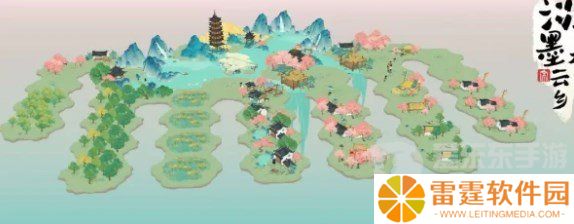 淡墨水云乡建筑怎么布局 淡墨水云乡建筑布局攻略