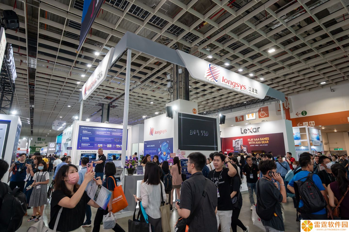 江波龙展出 QLC AI PC 固态硬盘 XP2350：基于 FG NAND，3000 P/E 耐久