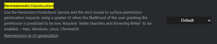 谷歌 Chrome 浏览器新特性：AIv3 模型 AI 优化地理位置权限请求