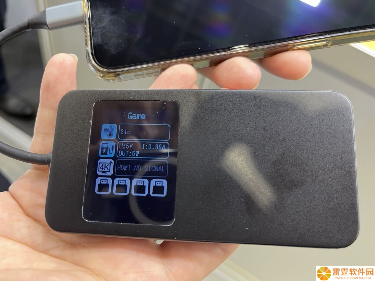Wedellink TC630 扩展坞亮相：自带显示屏，双 Type-C 接口