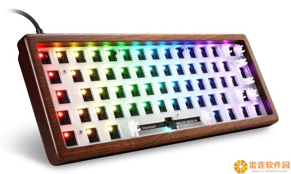 Sharkoon SGK50 WOOD PBT系列：三款木质框架机械键盘，配列随心选！
