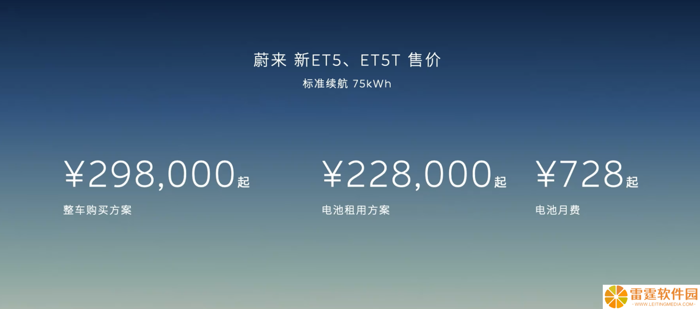 2025 款蔚来 ET5 / ET5T 车型正式上市，整车购买 29.8 万元起