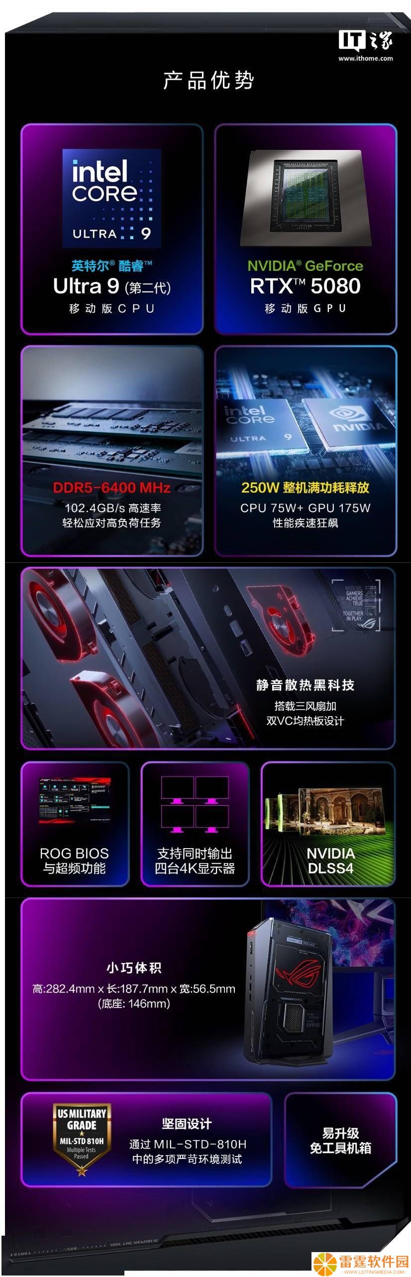 2025款华硕ROG NUC迷你主机升级，RTX5070Ti版仅18399元起售！