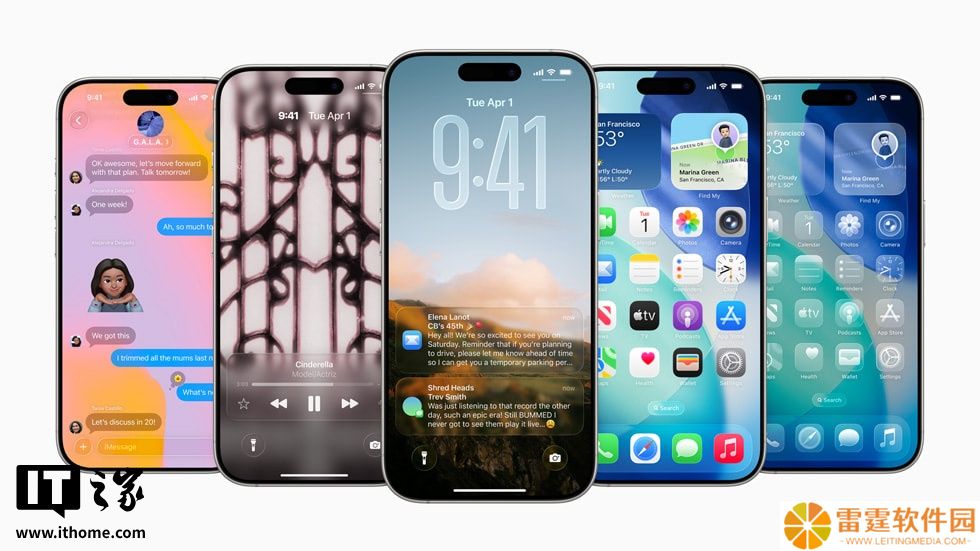 苹果 iOS 26“液态玻璃”设计褒贬不一：目前可读性差，但未来可期