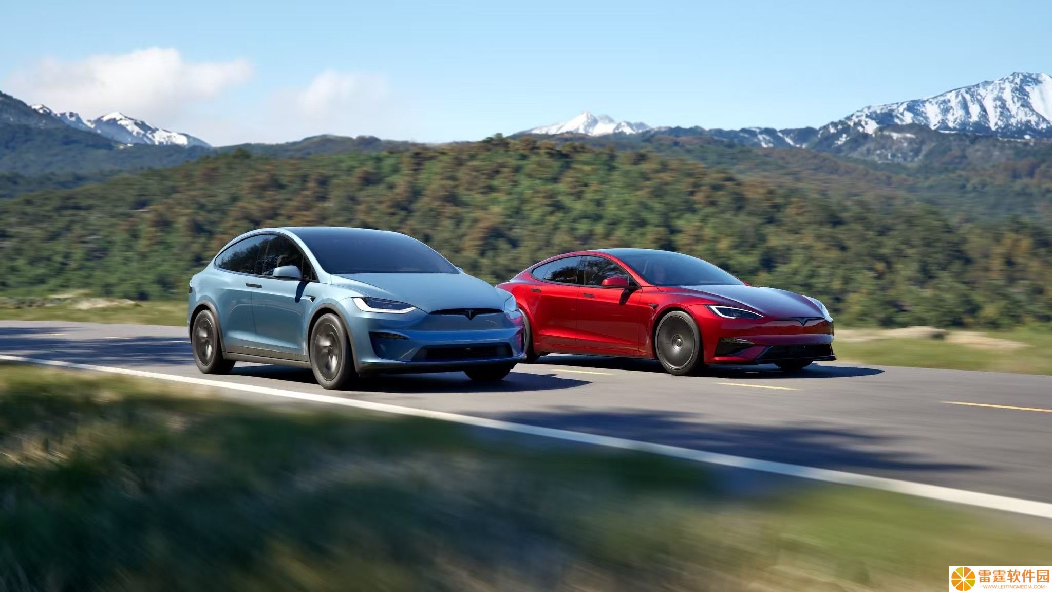 特斯拉在美发布改款 Model S / X：新增“寒霜蓝”配色