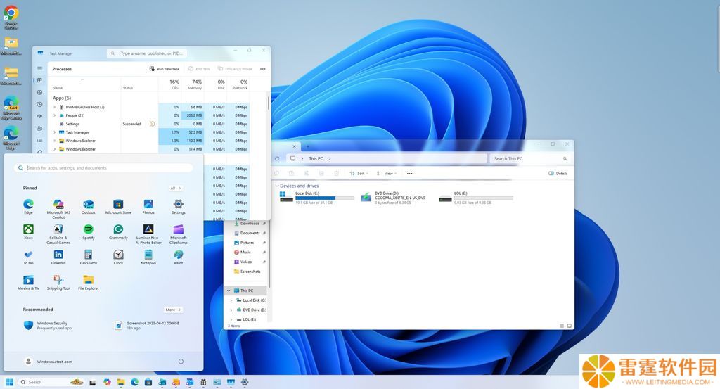 Win11 学院：如何借助开源软件，让 Win11 实现类苹果 macOS 26 液态玻璃质感