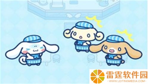 大耳狗喜拿兴奋咖啡厅生活