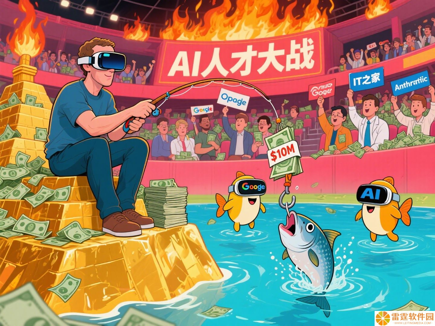 消息称 Meta 豪掷千万美元年薪争夺顶尖 AI 人才，扎克伯格亲自下场招聘