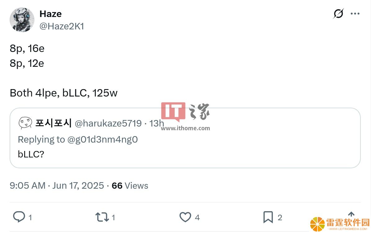 英特尔 Nova Lake-S 处理器两款单计算模块型号被曝有 bLLC 版本