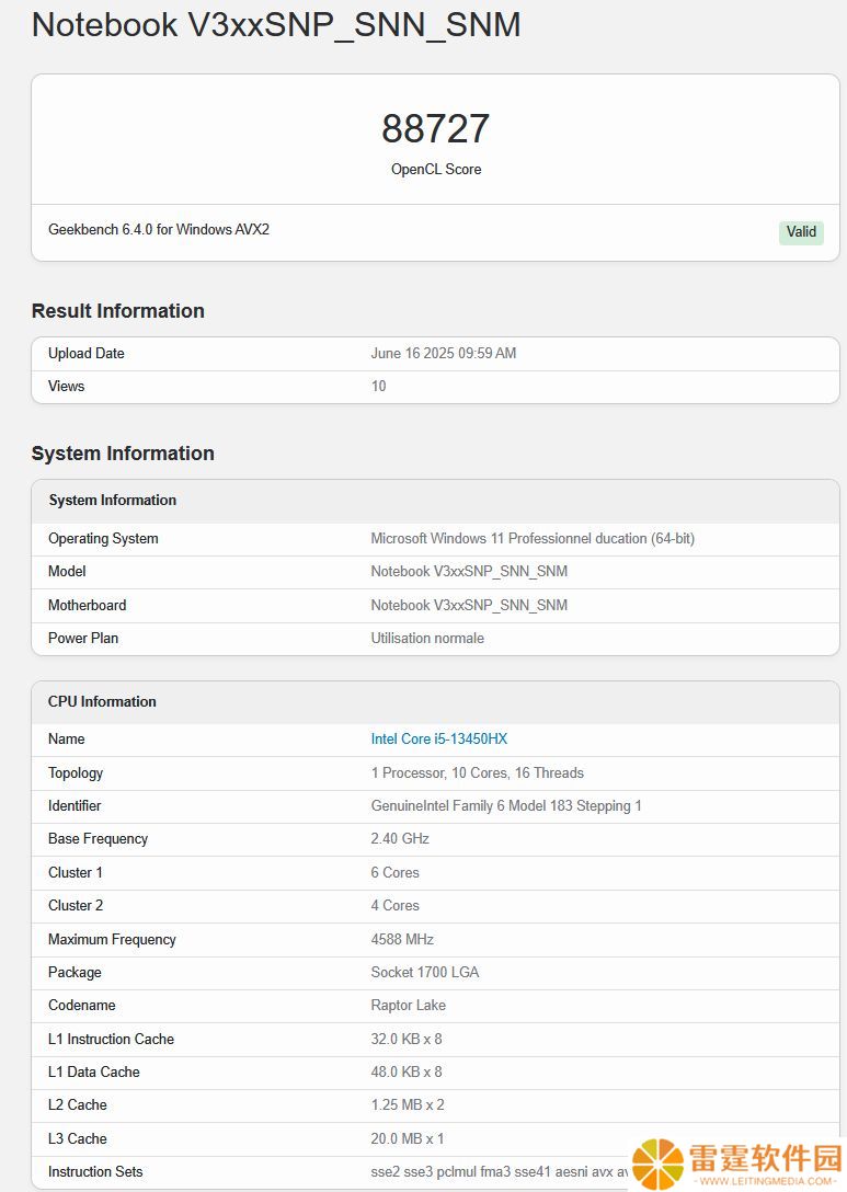 英伟达 RTX 5050 笔记本显卡跑分曝光：8GB 显存，OpenCL 跑分较 RTX 4050 高 11%