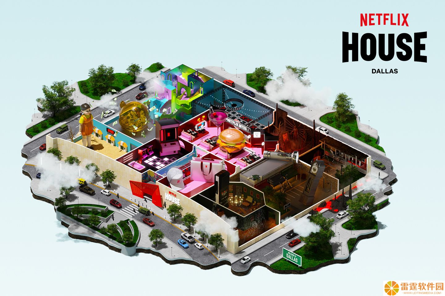 “网飞版迪士尼”启幕在即，首批两家 Netflix House 确认年内开业