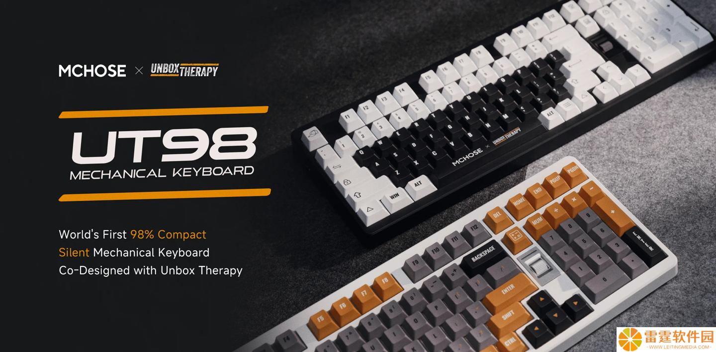 迈从推出 Unbox Therapy 联名 UT98 无线机械键盘，搭载计算器呼出键