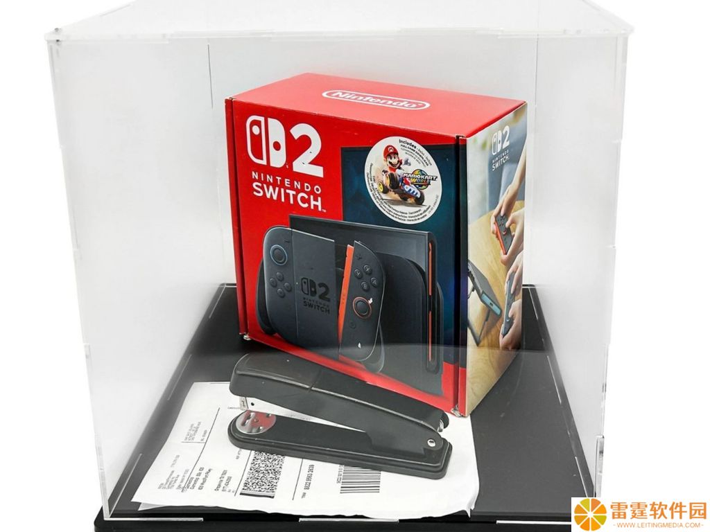 “订书门”Switch 2 游戏掌机被拍出 25 万美元天价：常规价 555 倍，全捐给公益