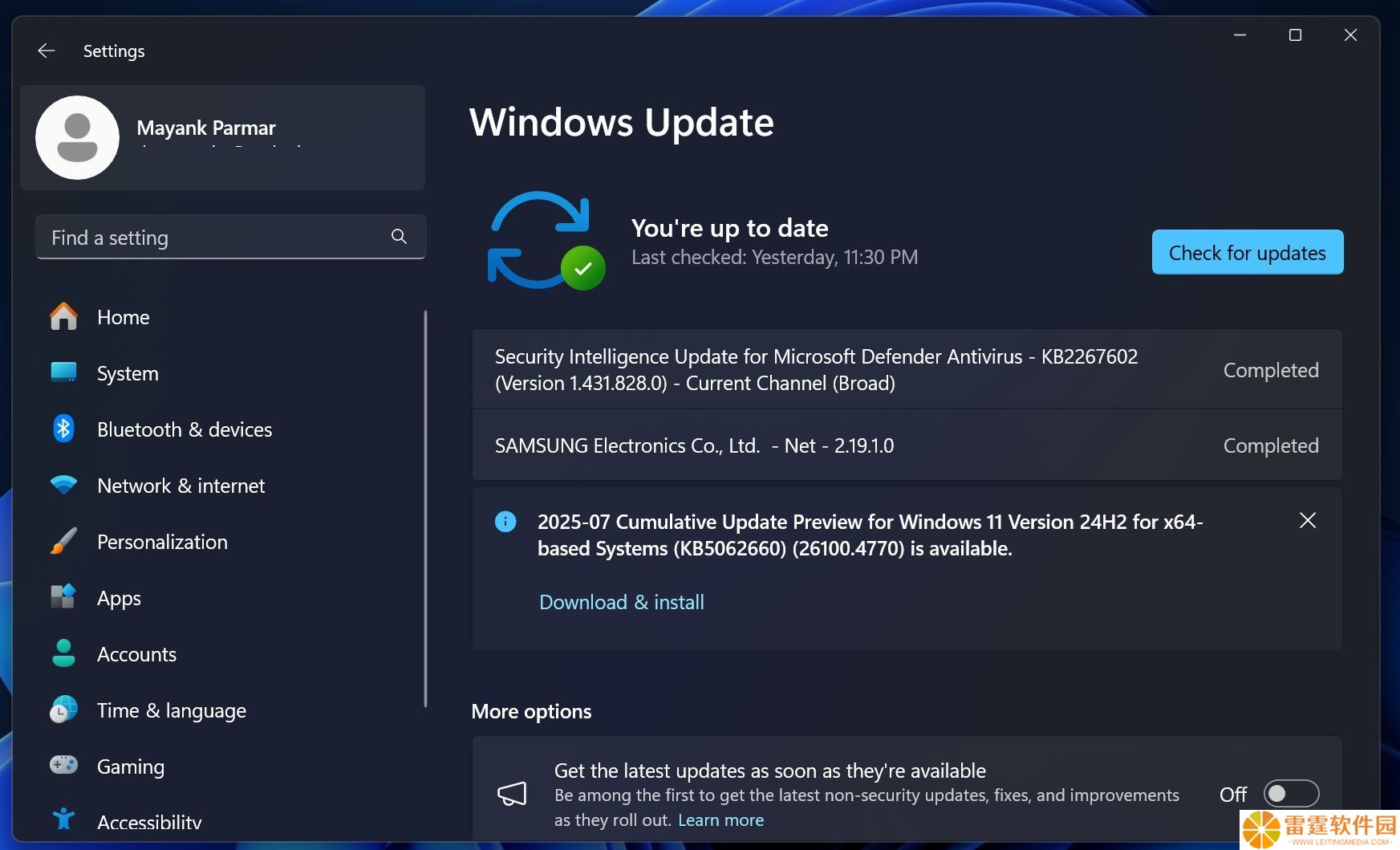 微软 Win11 24H2 发布 7 月可选更新：增强 Recall、蓝屏改黑屏