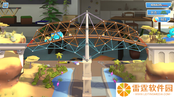 物理解密游戏《Bridge Constructor Studio》7月17日在Steam商店正式上架