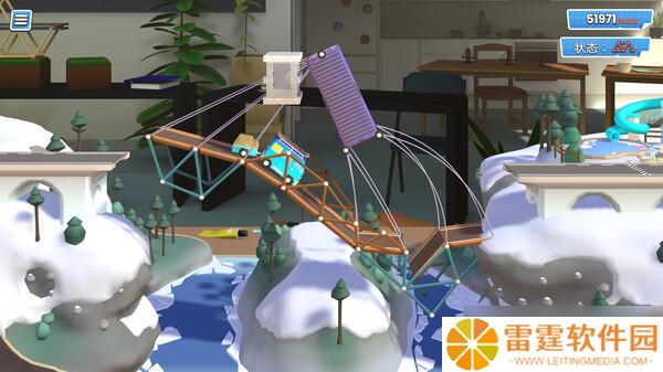 物理解密游戏《Bridge Constructor Studio》7月17日在Steam商店正式上架