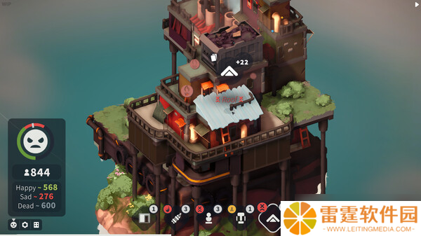策略建造游戏《叠叠高城》在Steam正式上线