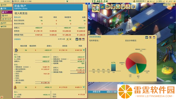 回合制美食大亨游戏《商业奇才：舌尖上的路边摊》7月22日登陆Steam平台
