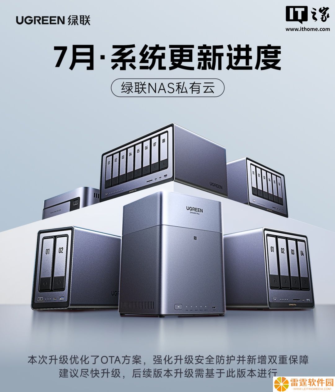 绿联 NAS 系统 7 月更新发布：DH4300 Plus 上线第三方应用，海量功能优化