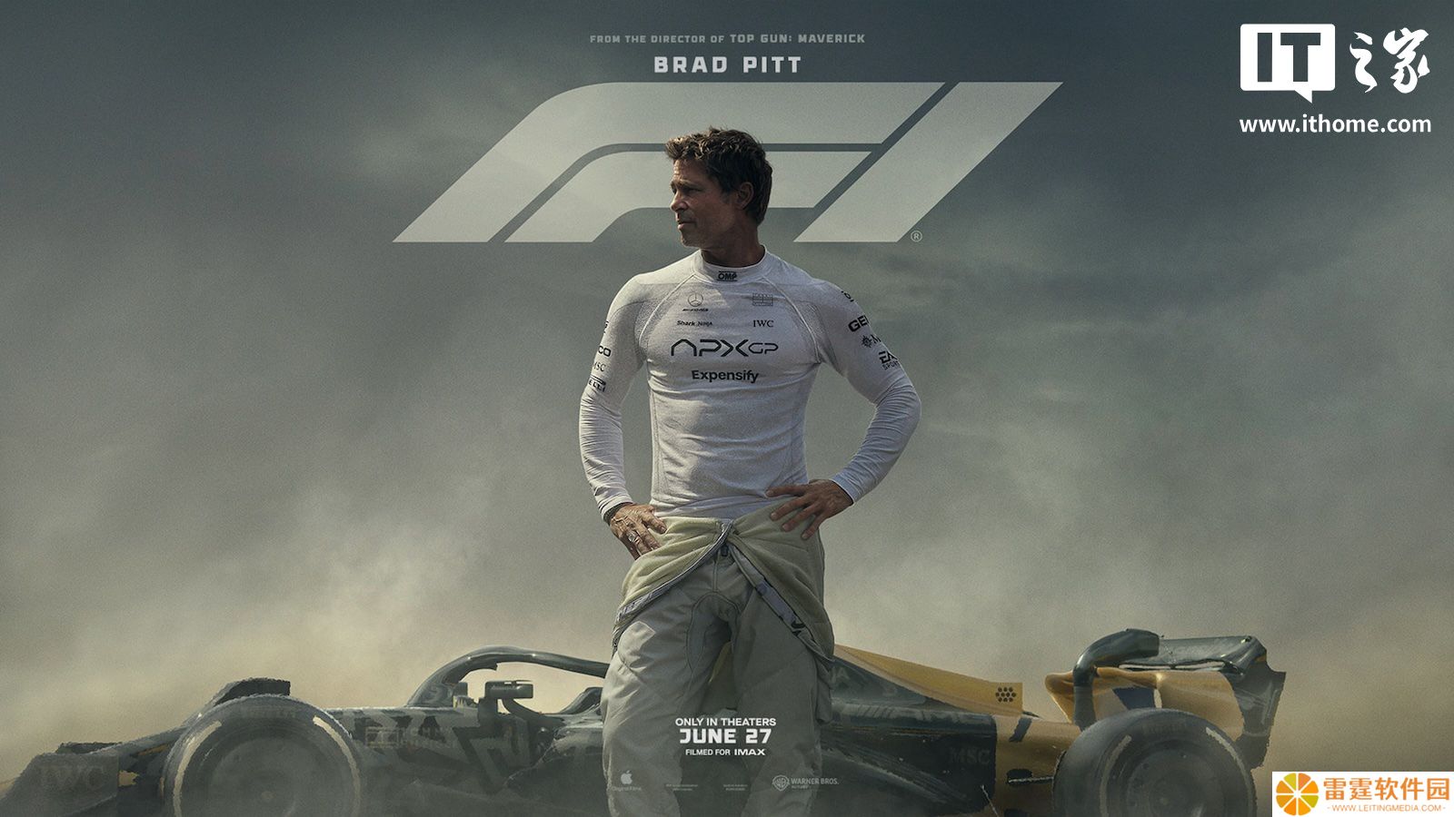 苹果原创电影《F1：狂飙飞车》全球票房破 5 亿美元，成公司最高票房院线电影