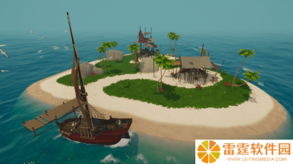 《骨头船长: 海盗之旅》7月29日发售 成为船长冒险登陆Steam