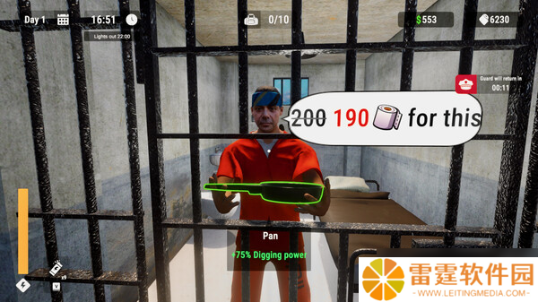 《Prison Escape Simulator: Dig Out》7月25日发售 逃离**模拟登陆Steam