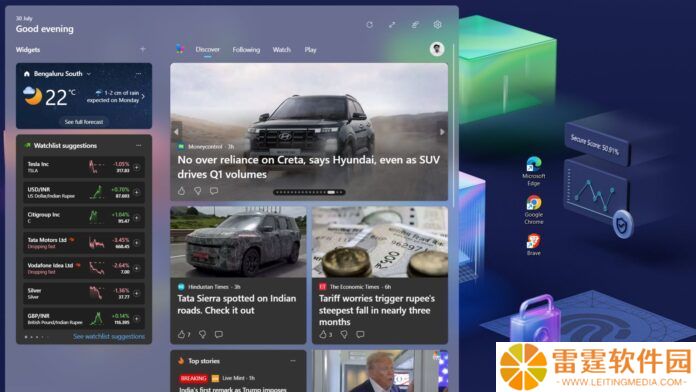 仅限欧洲：微软调整 Win11 小组件面板，不再强制 Edge 浏览器打开链接