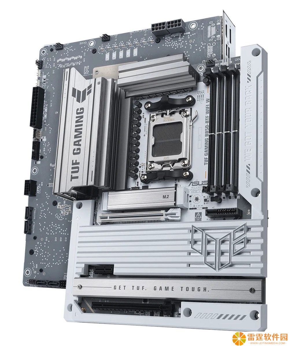 华硕首款 AMD 背插主板 TUF GAMING B850-BTF WIFI W 上市，1899 元