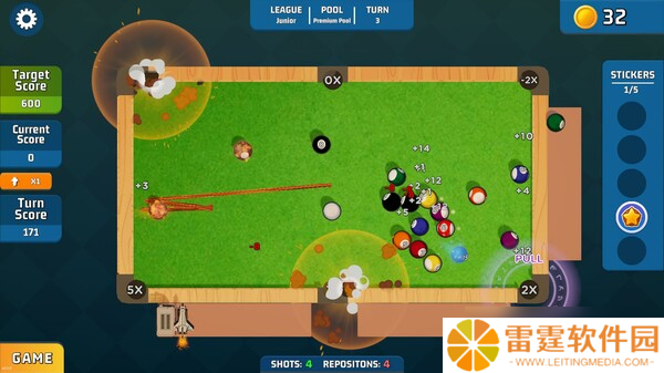Roguelike台球游戏《Ballardo》8月1日登陆Steam平台