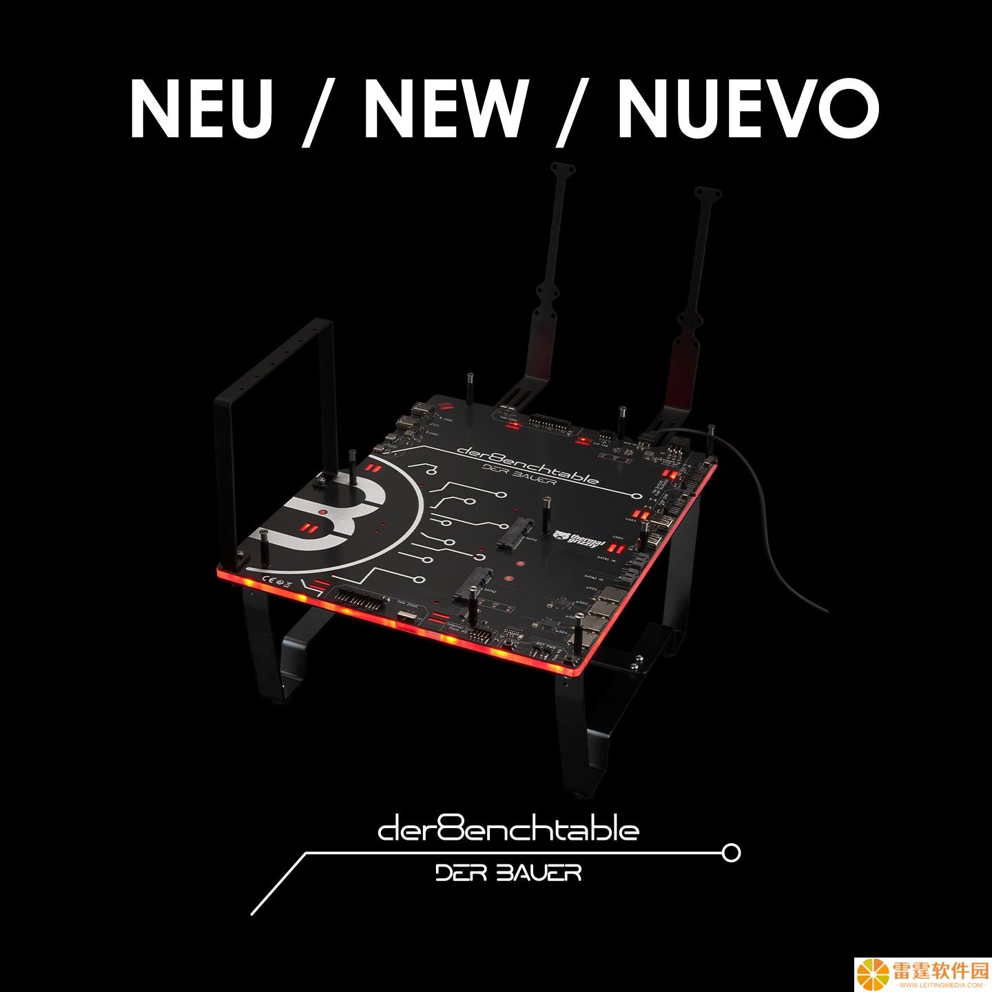 暴力熊推出 der8enchtable 开放测试平台：配备主动式 PCB，集成丰富接口