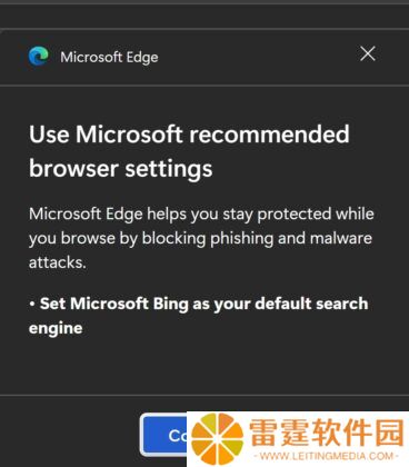 微软再出新招：向主力谷歌 Chrome 用户，推荐固定 Edge 浏览器至任务栏