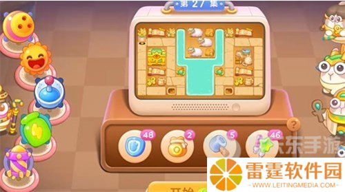 保卫萝卜4法老归来第27关怎么玩 法老归来第27关通关方案