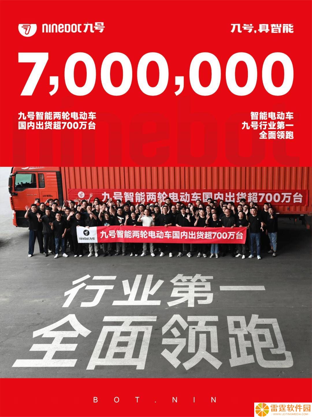 九号智能两轮电动车：五年跃升，国内出货量突破700万台大关！