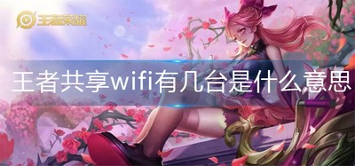 王者共享wifi有几台是什么意思 共享wifi有几台意思解析