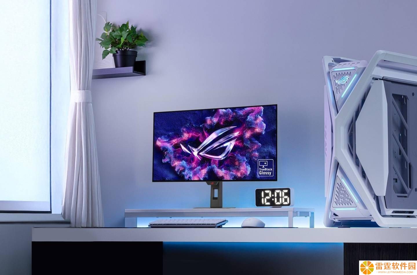 华硕ROG Strix OLED XG32U系列：4K OLED显示器配抗反射涂层亮相