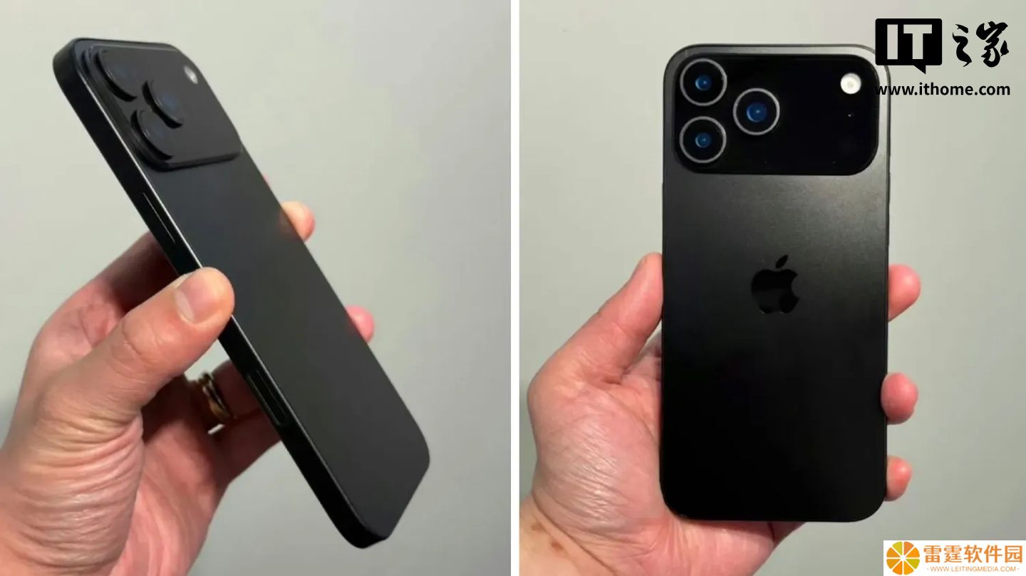 最新苹果 iPhone 17 Pro 机模曝光：清晰展示全新“摄像头条”设计