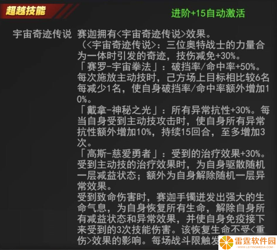 奥特曼系列OL绝境中引发的奇迹 逆转存亡之危机—超越品质突破角色 赛迦奥特曼