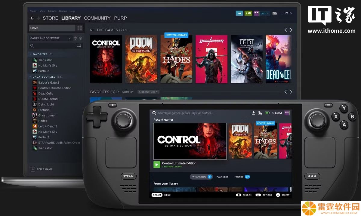 SteamOS 游戏性能测试：多款游戏表现超越 Win11